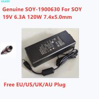 ถั่วเหลืองถั่วเหลืองของแท้-1900630 19V 6.3A 120W 7.4X5.0Mm AC สลับอะแดปเตอร์สำหรับแล็ปท็อปชาร์จแหล่งจ่ายไฟหน้าจอ