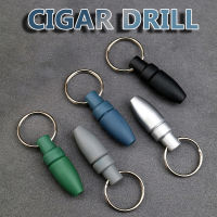 Cohiba Sigar Hole Opener 8mm Cigaa Drill Ciggar Cut Portable Tool Five Colors with Keychain