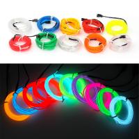 [ANYA Auto Parts] 1M/2M/3M/4M/5M/10M รถ Neon Light Dance Party Decor Light Neon LED โคมไฟ EL ลวดเชือกหลอดกันน้ำภายใน LED Strip