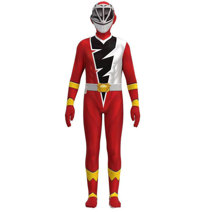 Kocoo Power Rangers Dino Fury cosplay costumes for children Tri-color ...