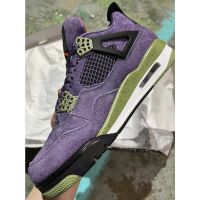 New eel Originalpark NK*A J 4 "Purple Canyon" All Match Fashion Basketball Shoes Actual Combat Sports Shoes {Free Shipping}