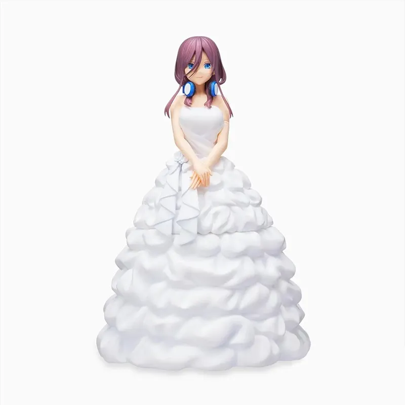 Qwiooe-Figura Anime Japonesa, Gotoubun No Hanayome, Ichika Sanjiu, Yotsuba  Itsuki, Vestido De Noiva, Brinquedos Modelo De Ação, BP Original -  AliExpress