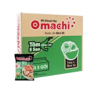 Thùng mì Omachi tôm chua cay 30 gói date mới