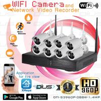 ชุดกล้องวงจรปิด 8CH CCTV Wifi Kit Set 1.4 MP กล้อง IP ทรงกระบอก 8 ตัว HD 960p พร้อมเครื่องบันทึก 8CH NVR (Network Video Recorder)