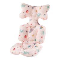 Baby Pushchair Seat Liner Universal Stroller Cotton Pad Warm Mat Sleeping Mattress Head Support Pillow Infant Pram High Chair Cu