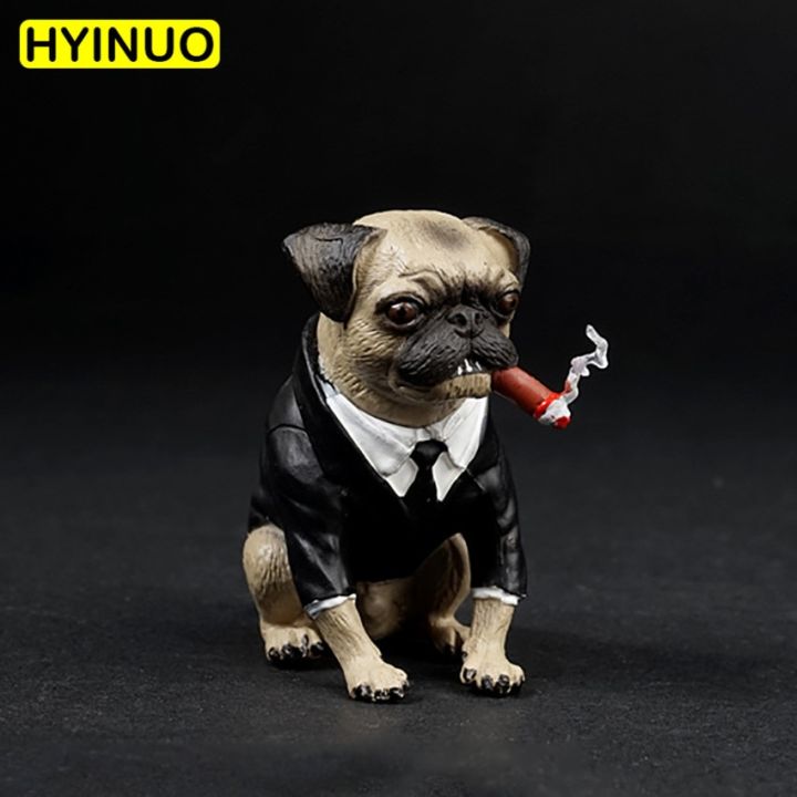 1-6-scale-as032-suit-dog-simulation-pet-dog-men-in-black-leather-pug-model-scene-props-character-model-children-gift-toys