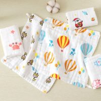 6 Layers Gauze Soft Cotton Newborn Baby Towels Saliva Towel Nursing Towel Baby Boys Girls Washcloth Handkerchief