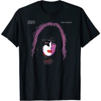 2023ใหม่มาถึง100 ผ้าฝ้ายแฟชั่น Tee ใหม่ Rock Band Kiss โลหะสีดำชายเสื้อยืดแขนสั้น