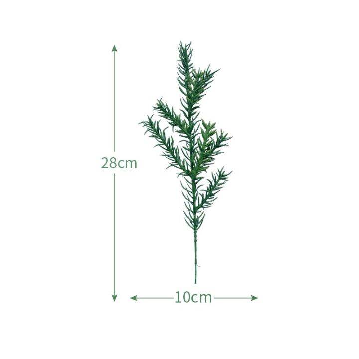 1pcs-pine-needle-artificial-fake-plant-artificial-flower-branch-for-christmas-tree-decoration-accessories-diy-bouquet-gift