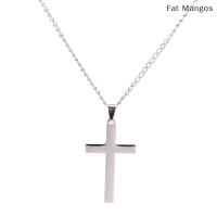 ✨ [Mangos] Mens CROSS จี้สร้อยคอสแตนเลสสตีล Link สร้อยคองบเครื่องประดับ