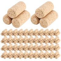 50 Pcs Straight Wood Cork Plugs,Wine Bottle Cork Stoppers Wine Corks for Wine Beer Bottles,Sealing Cap Beer Bottle Corks