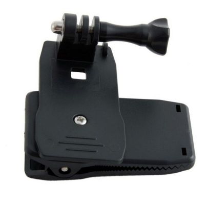 【Tech-savvy】 SOONSUN องศาโรตารี่กระเป๋าเป้สะพายหลังหมวกคลิป Fast Clamp Mount สำหรับ Hero 7 6 5 4 2018เซสชันสำหรับกล้อง