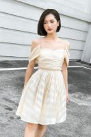 Maven ชุดกระโปรงรุ่น Ponita Beige Dress