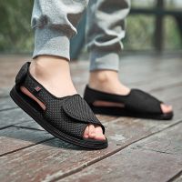 Summer Comfortable Diabetic Shoes foot fat thumb instep height Foot swelling code middle-aged and elderly sandals diabetes