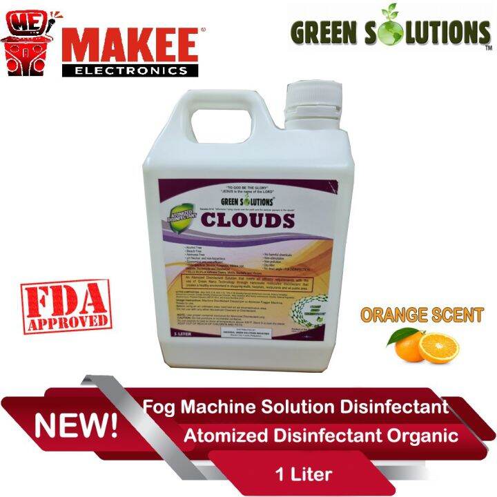 【COD】 Green Solutions Organic Fog Machine Solution Disinfectant 1