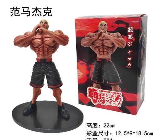 baki-the-grappler-hanma-baki-hanma-yujir-hanayama-kaoru-jack-hanma-ของเล่นคอเล็กชั่นหุ่นโมเดลแอคชั่น22cm