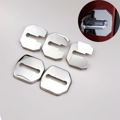 ✤▥✔ 5pcs/lot Car Accessories Door Lock Waterproof Anti Rust Protection Buckle Cover For Ford Ecosport 2013-2019