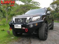 กันชนหน้า Navara NP300 รุ่น FB-012 กันชนเหล็กแบรนด์ LWN4x4 กันชนออฟโรดนาวาร่า Offroad Bullbar Nissan