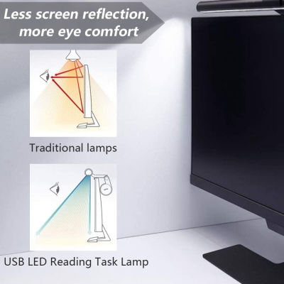 40cm Display Hanging Lamp Dimming Inligent Office Desk Lamp Reading Screen Lamp Eye Protection Reading Light For LCD Monitor