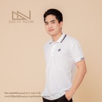 เสื้อโปโล รุ่น Rocking Horse  ?สีขาว? (ชาย)  By Doitnow  สินค้าคุณภาพ จากแห่งผลิตโดยตรง!!