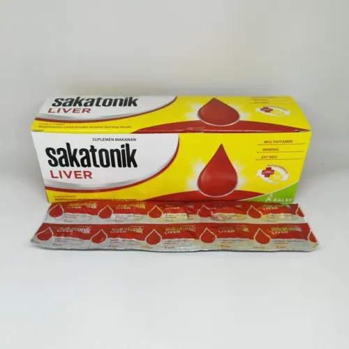 Sakatonik Liver kaplet Obat Sakatonik Liver Liper Multivitamin Penambah ...