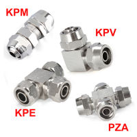 PV PE PM PZA ทองแดงชุบนิกเกิล PNEUMATIC Air Quick Connector สำหรับท่อ OD 4MM 6 8 10 12 14 16MM Fast Joint การเชื่อมต่อ-Shief