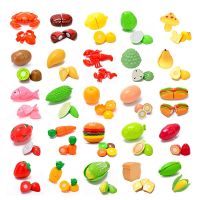 【CW】 Children Cutting Music Vegetables Fruits Food Pretend To Plastic Game Early Education Baby  Bulk