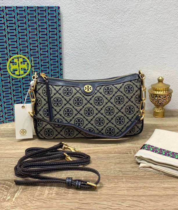 กระเป๋า 🎀 งานแท้ outlet TORY BURCH BAG crossbody ทรงพอช สะพายข้าง