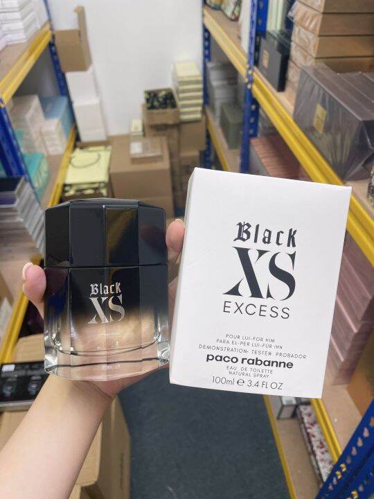 TESTER BLACK XS EXCESS ORIGINAL EDT 100ML Lazada