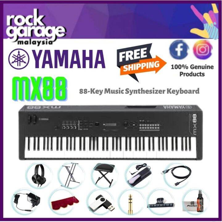 Yamaha MX88 88 Key Weighted Action Synthesizer Controller Keyboard W