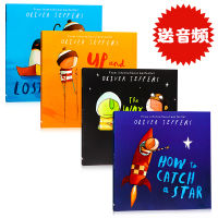 Oliver Jeffers intelligent childrens parent-child picture book 4 volumes English original picture book lost and found / up and down / the way back home / how to catch a star audio