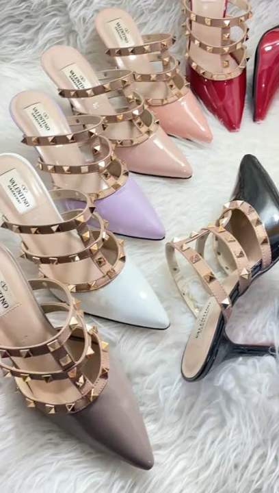 Overskæg Isolere Mangle Sepatu buka belakang high heels import J981 Valentino garavani | Lazada  Indonesia