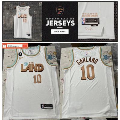 เสื้อกีฬาบาสเก็ตบอล Cleveland Cavaliers Darius Garland สีดํา สําหรับผู้ชาย 2022 23