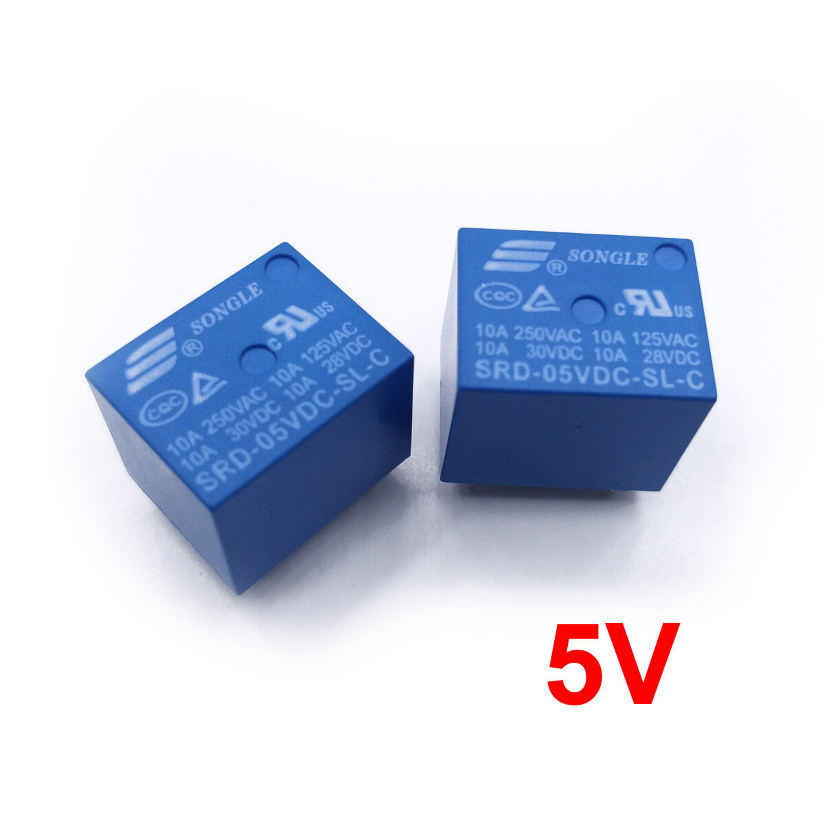 2pcs 4pins 12V SMI-12VDC-SL-A 10A 250VAC SONGLE Relay Original 
