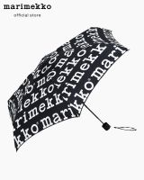 MARIMEKKO MINI MANUAL MARILOGO Umbrella ร่มพับ ลายโลโก้มารีเมกโกะ