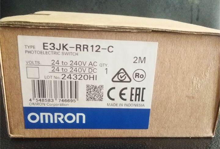 Omron E3JK-RR12-C Photoelectric Switch 2M 24-240VAC | Lazada.co.th