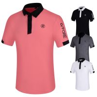 G4 New Style Golf Mens Summer Short-Sleeved Outdoor Sports Wicking Breathable Quick-Drying Fashion Stretch Jersey T2318Quick dry