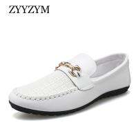 Spring Autumn Men Casual Shoes Leather Trend Versatile Soft Sole Simple Loafers #D09