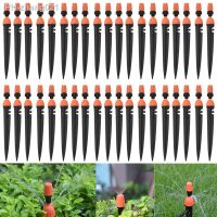 100-5pcs 21cm Adjustable Drippers 1/4 39; 39; Hose Auto Drip Irrigation System Emitters Sprinkler for Greenhouses Plant Watering Tool