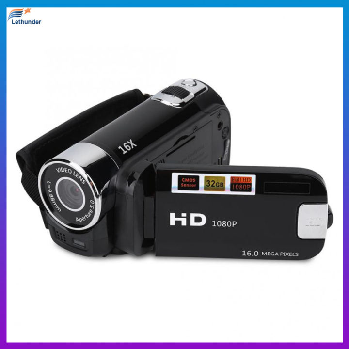 กล้องวีดีโอกล้องบันทึก-dv-ดิจิตอล1080p-full-hd-16mp-หน้าจอหมุนได้270องศา16x-การซูมดิจิตอลตอนกลางคืน
