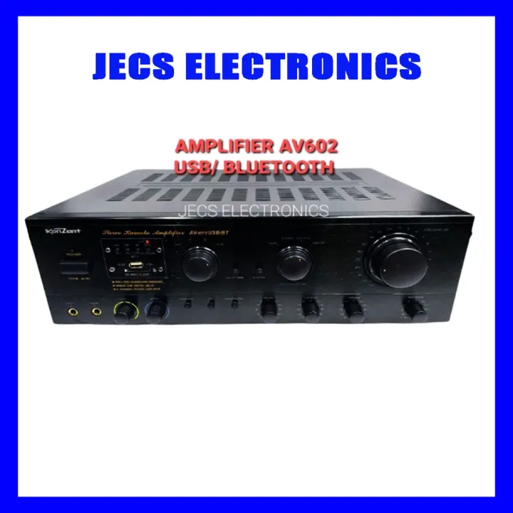 AMPLIFIER AV602 WITH USB INPUT 1000 WATTS Lazada PH