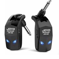 JOYO 2.4GHz Wireless Guitar 4 Channels Rechargeable Audio Wireless Transmitter Receiver for Bass Electric Instruments （JW-03）