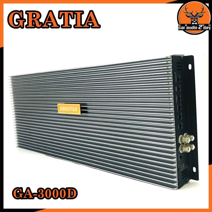 เพาเวอร์แอมป์ติดรถยนต์gratia-รุ่นga-3000d-class-d-สีบรอนซ์-กำลังขับ3000watt-ขับเบส-เครื่องเสียงรถยนต์-ขายดี-ampติดรถยนต์