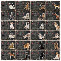 [ Kelly66 ] Pets Dogs Basenji Collie Samoyed Dachshund Husky Tin Metal Sign Home Decor Bar Wall Art Painting 20x30 CM Size Dy119