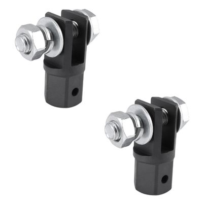 2Piece Scissor Jack-Adaptor Black 1/2 Inch for Use with 1/2 Inch Drive or Impact Wrench Tools IJA001