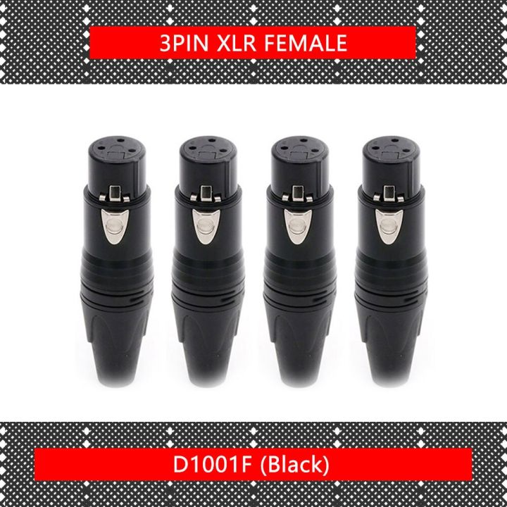 10pcs-lot-3-4-5pin-xlr-connector-male-female-xlr-plug-jack-socket-microphone-mic-cable-audio-cable-connector-black-color