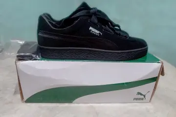 Puma triple black store suede