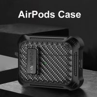 เคสคาร์บอนไฟเบอร์ สองชั้น กันกระแทก สําหรับ AirPods 1 2 3 Gen 2nd 3rd