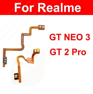 ปุ่มปรับสายเพิ่มระดับเสียง （A LOVABLE）Realme GT Neo 3 2 Pro สำหรับชิ้นส่วนสะพานไฟปุ่มปิดด้านข้าง