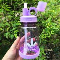 [A SELL Hot Sale] 600Ml 4 ColorPink BlueNutrition Portablebottle CustomShaker ฟางขวดน้ำจัดส่งฟรี